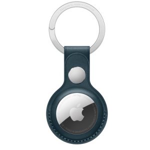 Шкіряний брелок Apple для AirTag з кільцем для ключів Baltic Blue (MHJ23ZM/A) ТОП в Полтаві