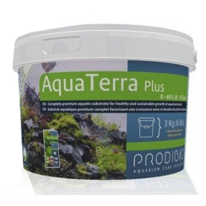 Поживний ґрунт для акваріумів з рослинами Prodibio AquaTerra Plus 6 кг + бактерії BacterKit Soil (3594200010152)