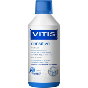 Ополіскувач для ротової порожнини Dentaid Vitis Sensitive 500 мл (36190) (8427426061958) ТОП в Полтаві