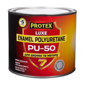 Емаль поліуретанова LUXE PU-50 PROTEX 2.4кг світло-сіра ТОП в Полтаві