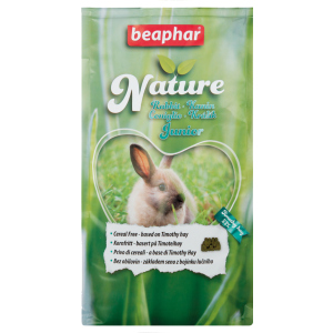 Беззерновий корм для кроленят Beaphar Nature Rabbit з тимофіївкою 1.25 кг (8711231101771) ТОП в Полтаві