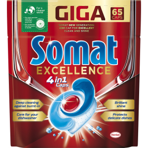 Таблетки для посудомоечной машины Somat Экселенс 65 таблеток (9000101514094)