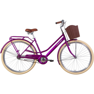 Велосипед Dorozhnik COMFORT FEMALE Velosteel 28" 19.5" 2021 Фіолетовий (OPS-D-28-196) краща модель в Полтаві