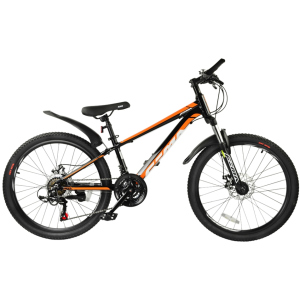 Велосипед Royal Baby Fema MTB 1.0 24" Official UA 2021 Чорний (RB24-10-BLK) ТОП в Полтаві