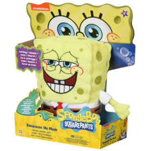 Мягкая игрушка SpongeBob Exsqueeze Me Plush SpongeBob Fart со звуком (EU690902) в Полтаве