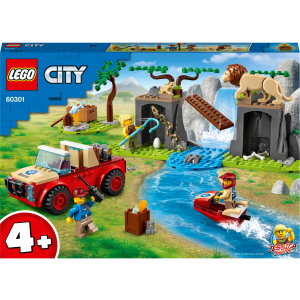 Конструктор LEGO City Спасательный внедорожник для зверей 157 деталей (60301) рейтинг