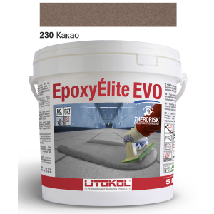 Эпоксидная затирка Litokol Epoxyelite EVO c.230 Какао (Коричневая) 5кг рейтинг