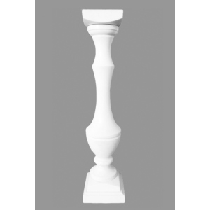 Балясина бетонна амфороподібна біла не потребує фарбування 17.5х69.5 см. краща модель в Полтаві