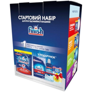 Стартовий набір для посудомийних машин FINISH (4820232970423) краща модель в Полтаві