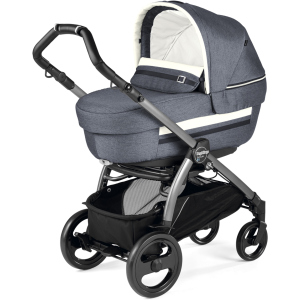 Универсальная коляска 2в1 Peg-Perego Book Plus S Luxe Mirage Серо-синяя (PACK01-00000000002) ТОП в Полтаве