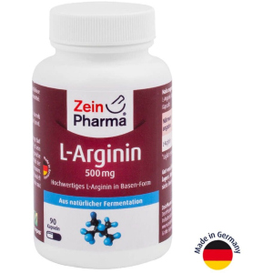 L-аргинин, ZeinPharma 500 мг, 90 капсул (ZP-12062) рейтинг