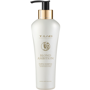 Шампунь T-LAB Professional Blond Ambition Purple Shampoo для корекції кольору та живлення волосся 300 мл (5060466660359) краща модель в Полтаві