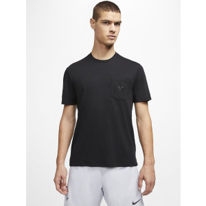 Футболка Nike Rafa Mens Short-Sleeve Tennis Top CZ0387-010 M (194276061268) краща модель в Полтаві