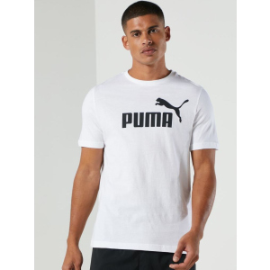 Футболка Puma Ess Logo Tee 58666602 XL Puma White (4063697398726) ТОП в Полтаві