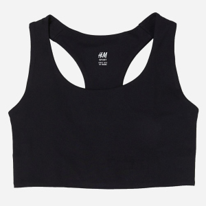 Топ спортивний H&M SPORT 9319993sdm M Чорний (PS2030000126040) краща модель в Полтаві