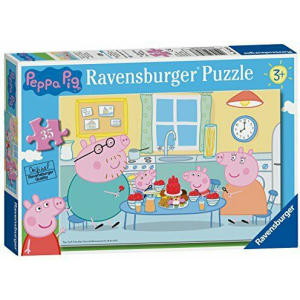 Пазл Ravensburger Свинка Пеппа та Сім'я 35 елементів (4005556086283) ТОП в Полтаві