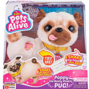 Интерактивная мягкая игрушка Pets Alive Танцующий мопс (4894680013452) лучшая модель в Полтаве