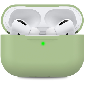 Силіконовий чохол AhaStyle для Apple AirPods Pro Green (AHA-0P300-GRN) ТОП в Полтаві