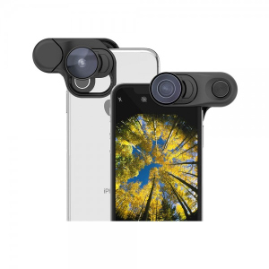 Об'єктив Olloclip Fisheye+Super-Wide+Macro Essential Lenses для iPhone XS | X надійний