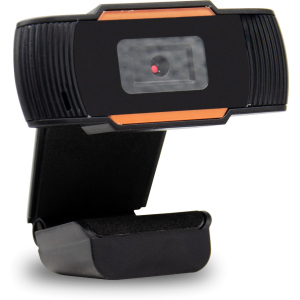 Веб-камера OKey WebCam HD 720P Black/Orange (WB100) лучшая модель в Полтаве