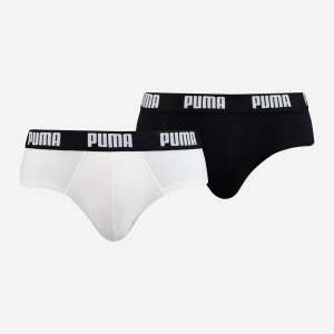 Труси-сліп Puma Basic Brief 2P 88910008 S 2 пари White Black (8718824610436) в Полтаві