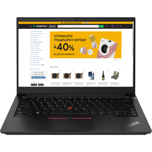 Ноутбук Lenovo ThinkPad E14 Gen 2 (20TA002JRT) Black ТОП в Полтаве