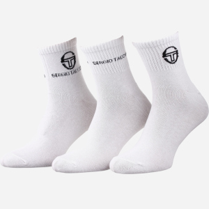 Набір шкарпеток Sergio Tacchini 93241341-1 43-46 3 пари Білий (3349600167575)