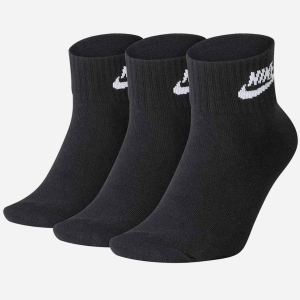 Набір шкарпеток Nike U Nk NSW Evry Essential Ankle 3Pr SK0110-010 XL (46-50) 3 пари Чорний (193145890541) в Полтаві