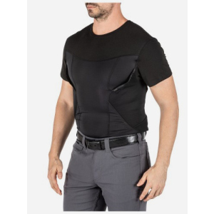 Футболка-кобура 5.11 Tactical Cams Short Sleeve Baselayer 41222-019 XL Black (2000980494682) надійний