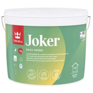 Стійка до миття екологічна матова інтер'єрна фарба Tikkurila Joker 0.9 л Біла (6408070031629) рейтинг