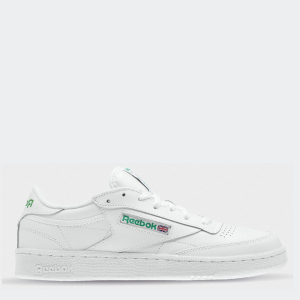 Кеды Reebok Club C 85 AR0456 40 (7.5) 25.5 см White/Green (4056561016499) лучшая модель в Полтаве