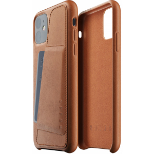 хороша модель Панель Mujjo Full Leather Wallet для Apple iPhone 11 Tan (MUJJO-CL-006-TN)