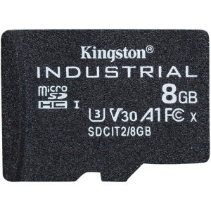 Kingston microSDHC 8GBSP Industrial Class 10 UHS-I V30 A1 (SDCIT2/8GBSP) лучшая модель в Полтаве