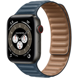 Ремінець Promate Maglet-40 для Apple Watch 38-40 мм 1/2/3/4/5/6/SE Baltic Blue (maglet-40.balticblue) ТОП в Полтаві