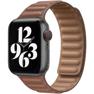 Ремінець Promate Maglet-40 для Apple Watch 38-40 мм 1/2/3/4/5/6/SE Brown (maglet-40.brown)