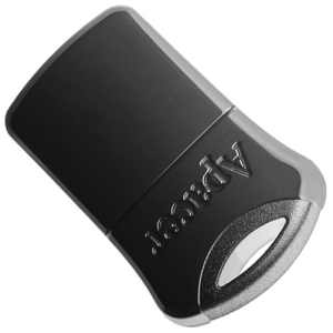 Apacer AH116 64GB USB 2.0 Black (AP64GAH116B-1) ТОП в Полтаве