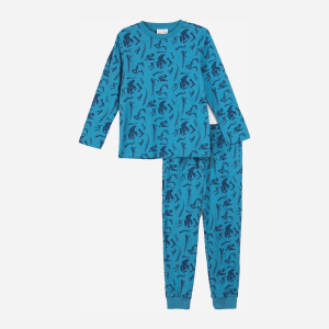 Піжама (лонгслів + штани) Coccodrillo Pyjamas ZC1448104PJS-014 104 см Синя (5904705589578) ТОП в Полтаві