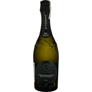 Вино ігристе Cantine Vedova Valdobbiadene Prosecco Superiore Brut сухе біле 0.75 л 11% (8020502030116)