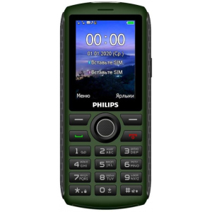 хороша модель Мобільний телефон Philips E218 Xenium Green