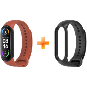 Xiaomi Mi Band 6 MiJobs Dual Color Orange/Black (MJ6-DSS014OB) лучшая модель в Полтаве