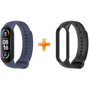 Xiaomi Mi Band 6 MiJobs Dual Color Dark Blue/Black (MJ6-DSS016DBB) ТОП в Полтаві