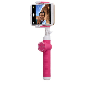 Селфі-монопод Momax Selfie Hero KMS7D NEW Bluetooth Selfie Pod 100cm Pink