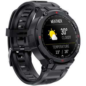 Смарт-годинник Gelius Pro G-WATCH GP-SW008 Bluetooth Call IPX7 Black (2099900873041) краща модель в Полтаві