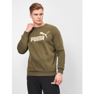 Світшот Puma ESS Big Logo Crew 58667944 XXL Зелений (4063698945516) краща модель в Полтаві