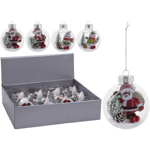 Набір ялинкових куль Christmas Decoration 8 см 12 шт (CAA724890) краща модель в Полтаві