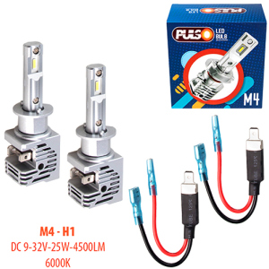 Автолампи Pulso M4-H1/LED-chips CREE/9-32v/2x25w/4500Lm/6000K (M4-H1) ТОП в Полтаві