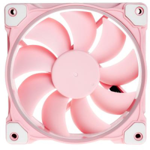 Вентилятор ID-Cooling ZF-12025-Piglet Pink, 120x120x25мм, 4-pin PWM, рожевий краща модель в Полтаві