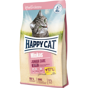 Сухий корм Happy Cat Minkas Junior Care Geflugel для кошенят віком від 4 - 12 місяців з птицею 1.5 кг (70374 / 4001967108163) в Полтаві