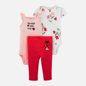 Комплект (боди 2 шт + леггинсы) Carters 1K443210 86 см 600 R Red (194135099302) лучшая модель в Полтаве