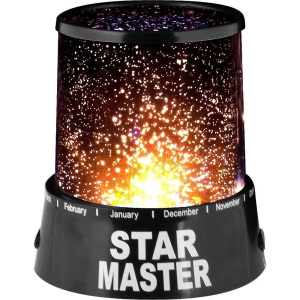 Проектор зоряного неба Star Master PRO Original з USB-кабелем та адаптером Star Master Чорний (id48) краща модель в Полтаві